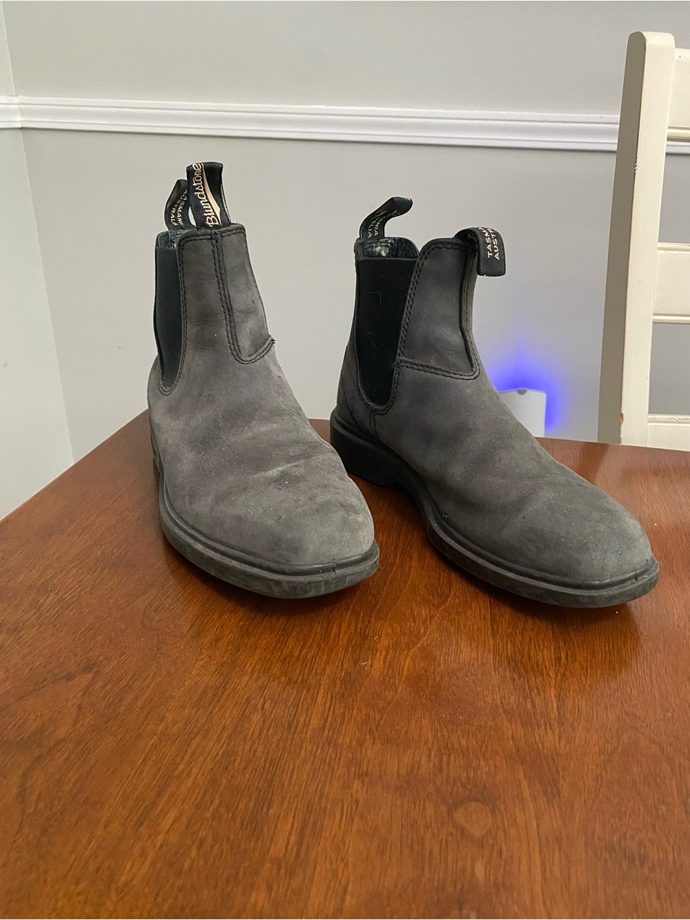 Women’s Blundstone Leather Boots Grey - 8